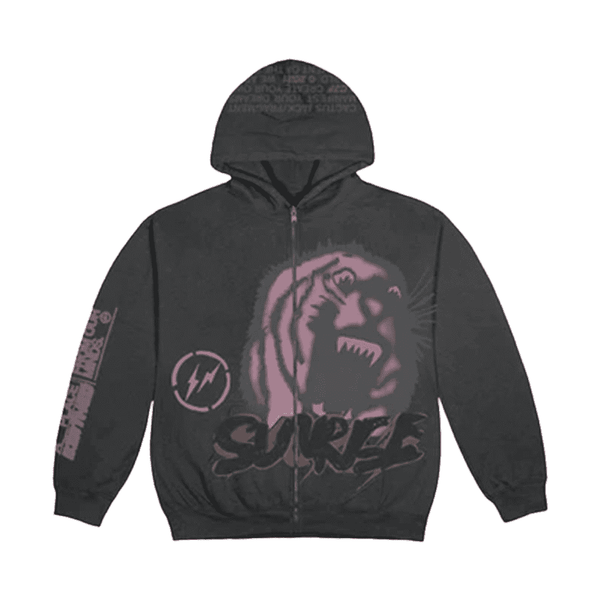 Travis Scott Cactus Jack For Fragment Sunrise Zip Up Hoodie