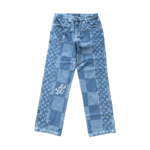 Louis Vuitton Denim Pants Squares
