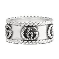 Gucci GG Marmont braided-detail ring
