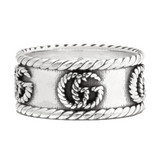 Gucci GG Marmont braided-detail ring