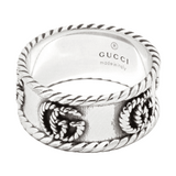 Gucci GG Marmont braided-detail ring