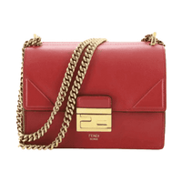 Fendi Kan U Shoulder Bag Leather Small