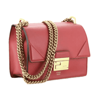 Fendi Kan U Shoulder Bag Leather Small