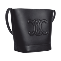 CELINE BUCKET CUIR TRIOMPHE IN SMOOTH CALFSKIN BLACK