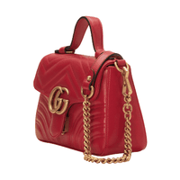 GUCCI GG Marmont Matelassé Red Bag