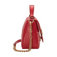 GUCCI GG Marmont Matelassé Red Bag