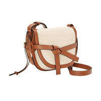 Loewe Small Gate Anagram calfskin Tan