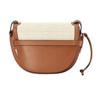 Loewe Small Gate Anagram calfskin Tan