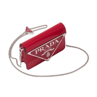 Prada Brushed Leather Shoulder Bag