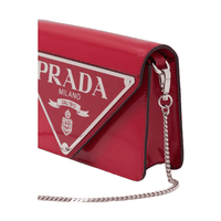 Prada Brushed Leather Shoulder Bag