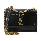 Saint Laurent Sunset Shoulder Bag Patent Small