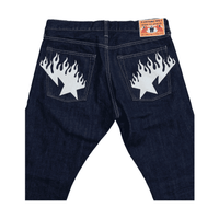 Bape OG Bapesta Flame Star Denim